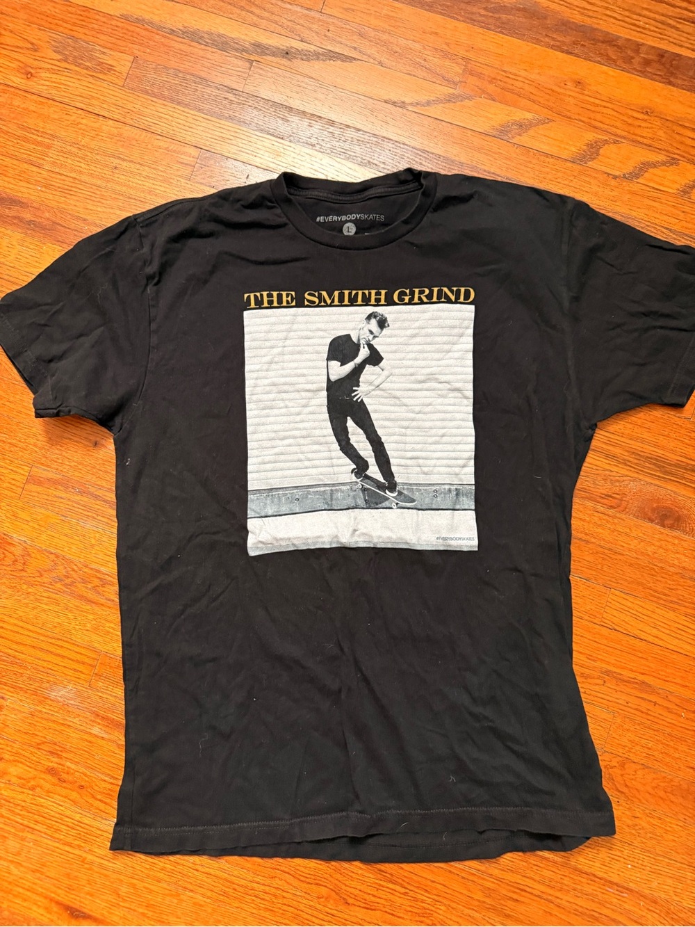 Black Graphic 'The Smith Grind' Skate Tee